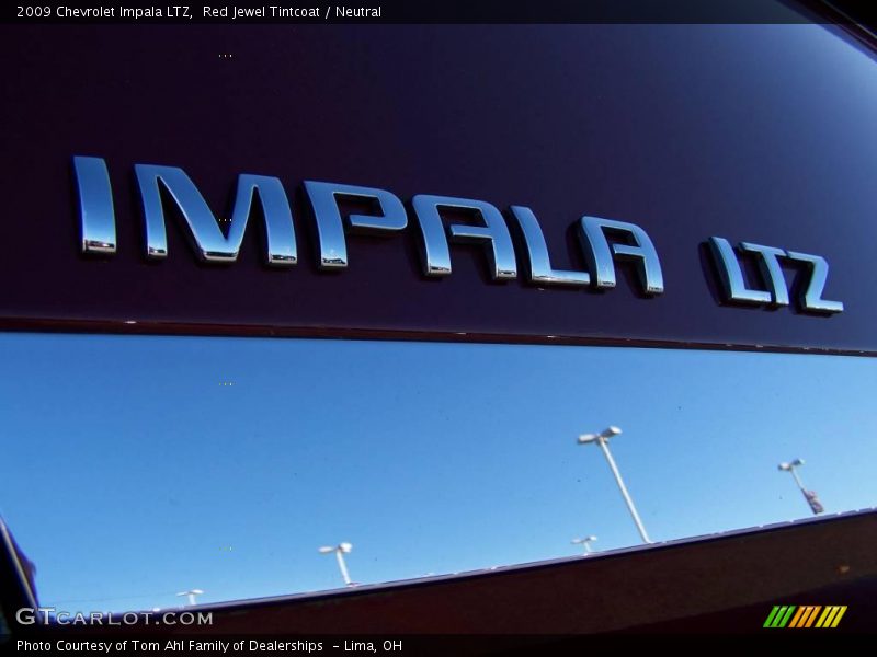 Red Jewel Tintcoat / Neutral 2009 Chevrolet Impala LTZ
