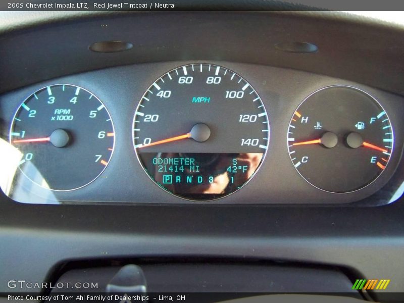 Red Jewel Tintcoat / Neutral 2009 Chevrolet Impala LTZ