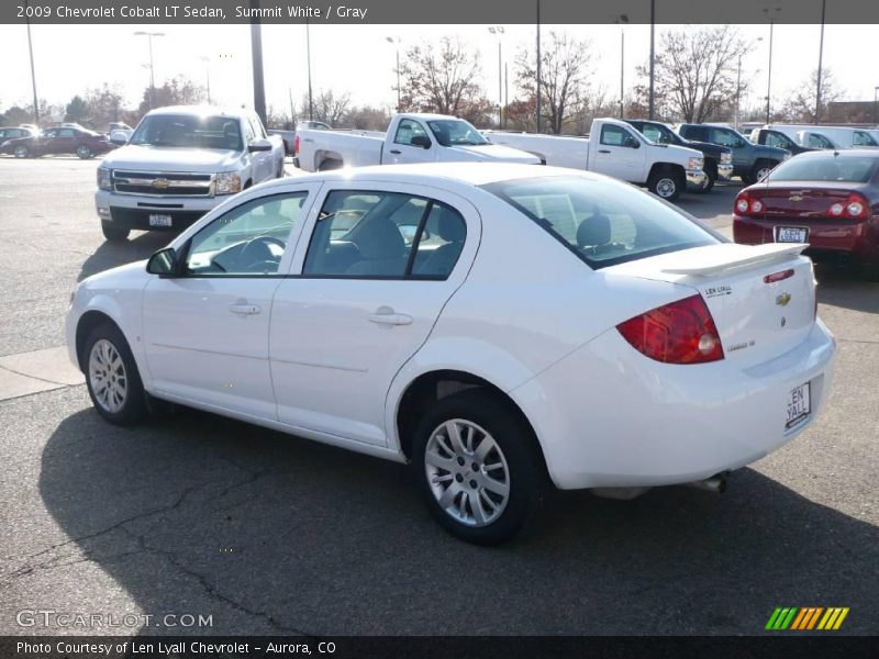 Summit White / Gray 2009 Chevrolet Cobalt LT Sedan