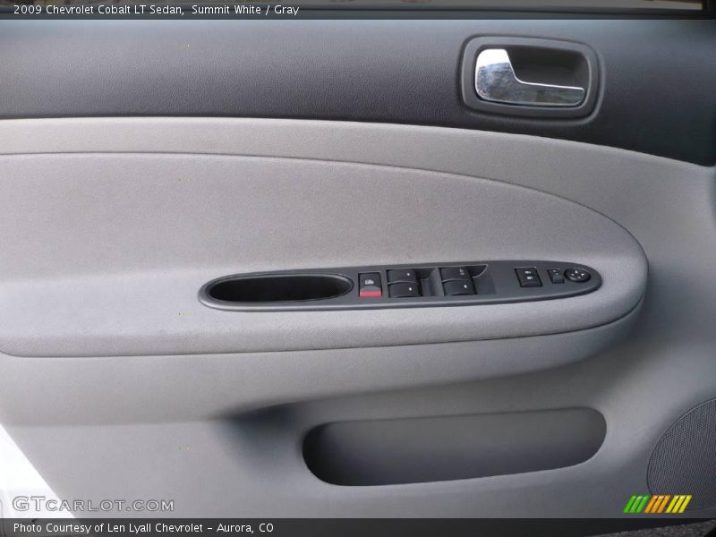 Summit White / Gray 2009 Chevrolet Cobalt LT Sedan