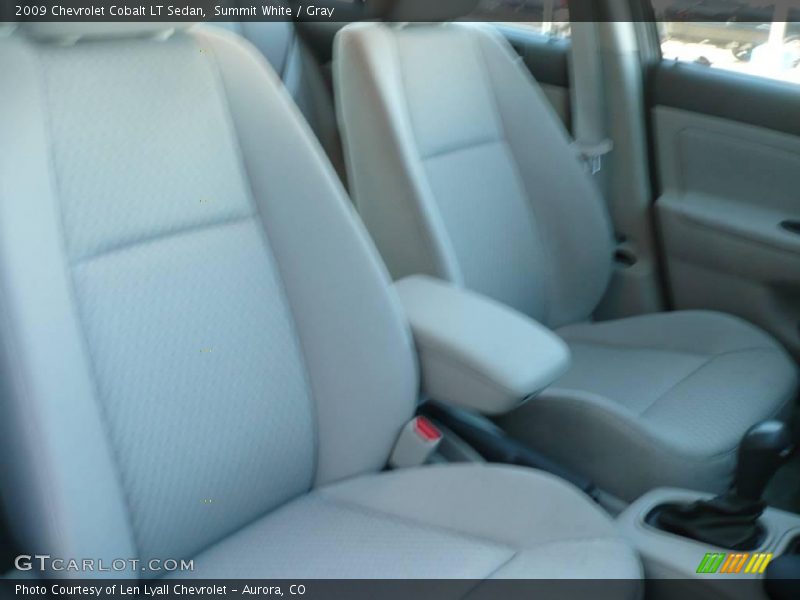 Summit White / Gray 2009 Chevrolet Cobalt LT Sedan