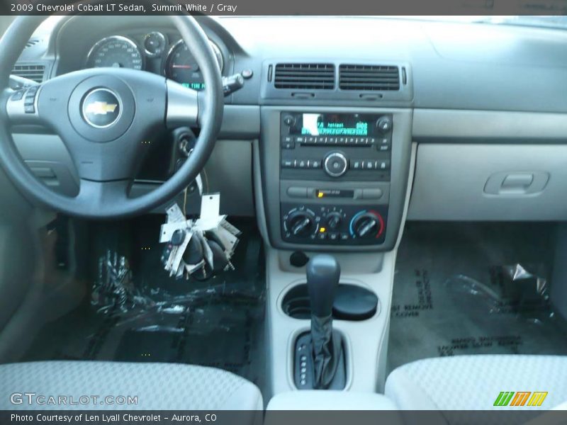 Summit White / Gray 2009 Chevrolet Cobalt LT Sedan