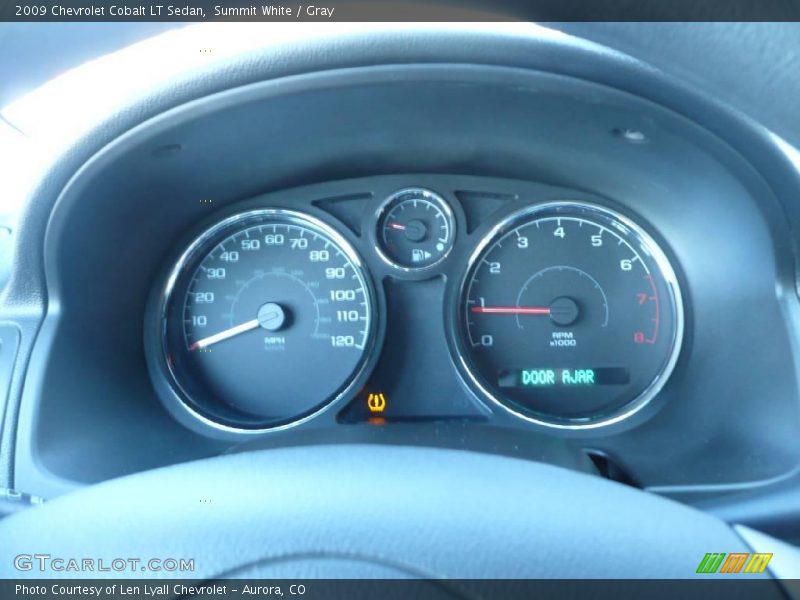 Summit White / Gray 2009 Chevrolet Cobalt LT Sedan