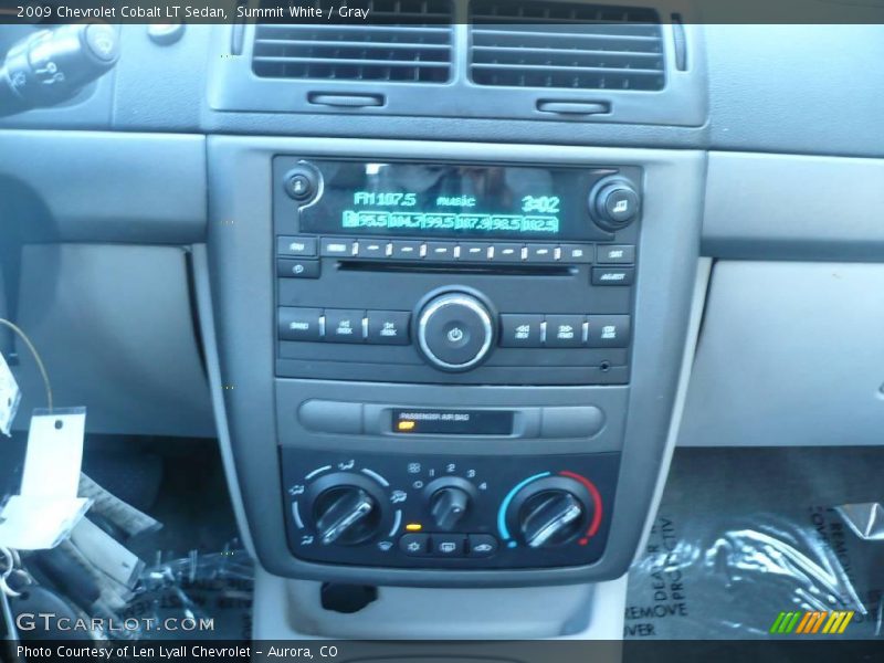 Summit White / Gray 2009 Chevrolet Cobalt LT Sedan