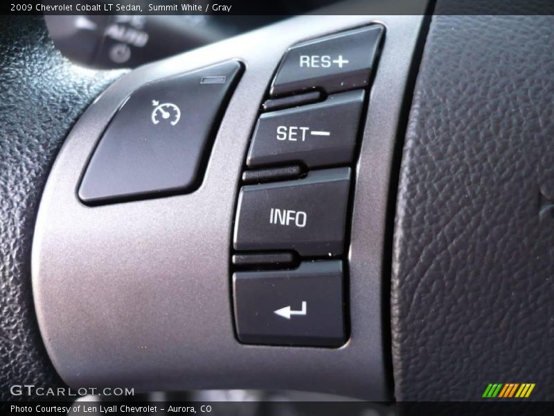Summit White / Gray 2009 Chevrolet Cobalt LT Sedan