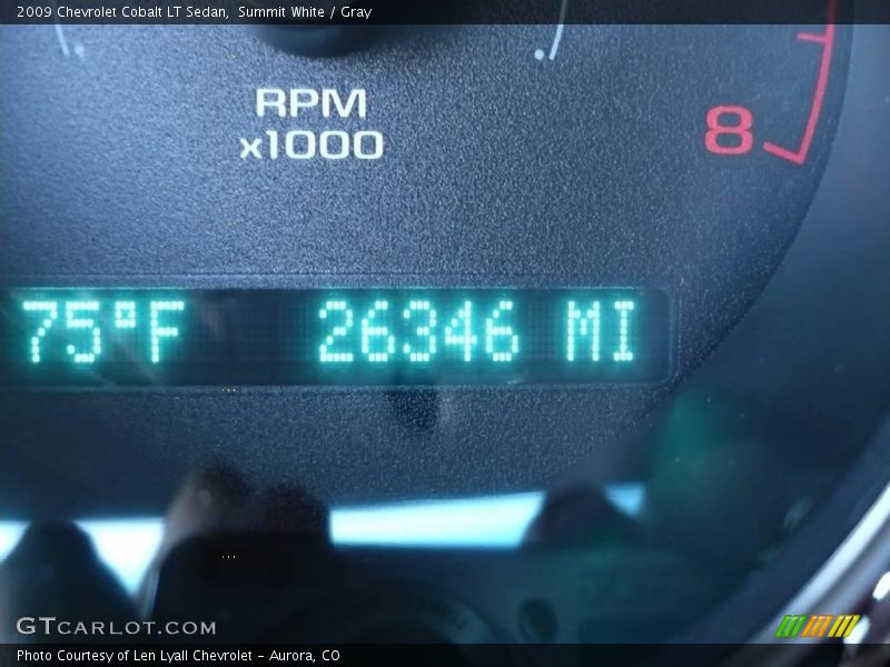 Summit White / Gray 2009 Chevrolet Cobalt LT Sedan