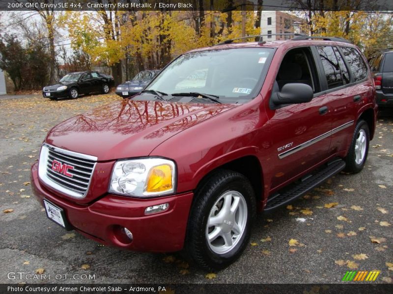 Cranberry Red Metallic / Ebony Black 2006 GMC Envoy SLE 4x4