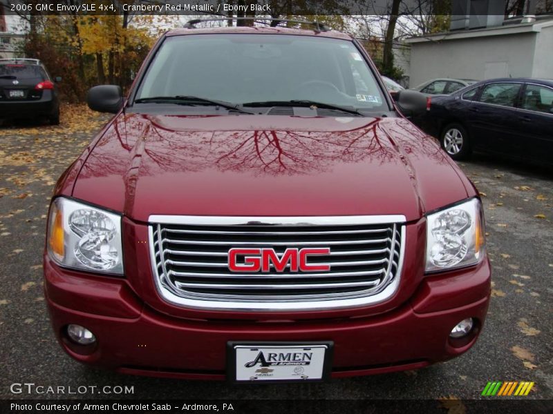Cranberry Red Metallic / Ebony Black 2006 GMC Envoy SLE 4x4