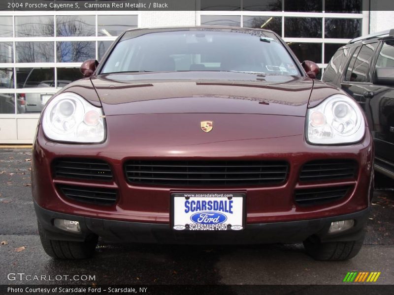 Carmona Red Metallic / Black 2004 Porsche Cayenne S
