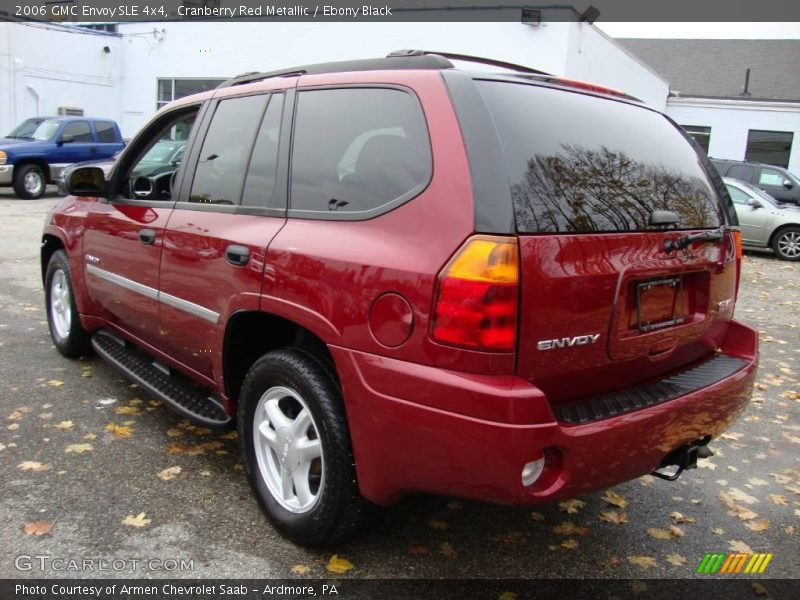 Cranberry Red Metallic / Ebony Black 2006 GMC Envoy SLE 4x4