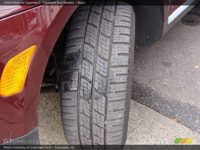 Carmona Red Metallic / Black 2004 Porsche Cayenne S