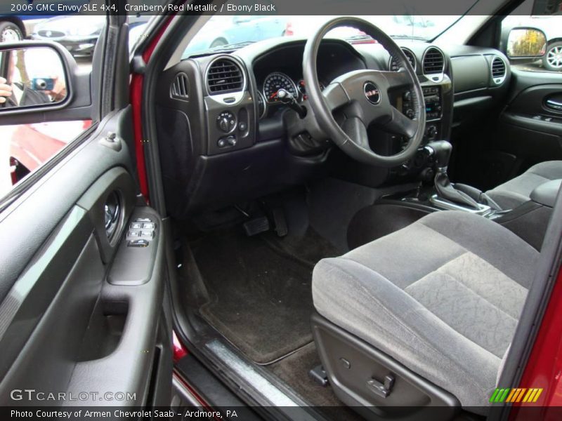 Cranberry Red Metallic / Ebony Black 2006 GMC Envoy SLE 4x4