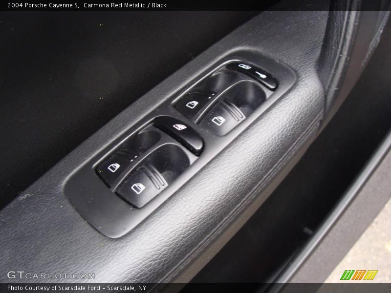 Carmona Red Metallic / Black 2004 Porsche Cayenne S