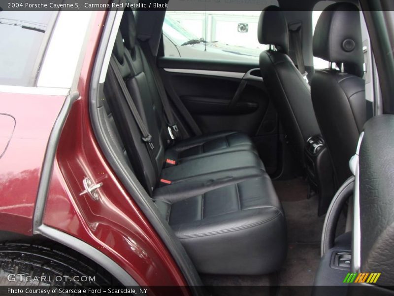 Carmona Red Metallic / Black 2004 Porsche Cayenne S