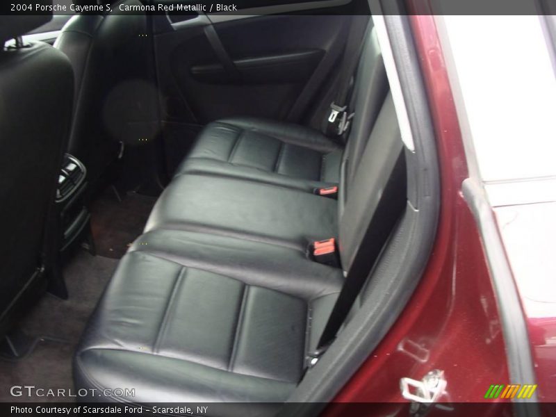 Carmona Red Metallic / Black 2004 Porsche Cayenne S