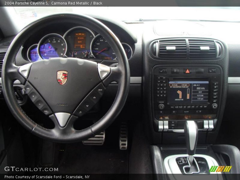 Carmona Red Metallic / Black 2004 Porsche Cayenne S