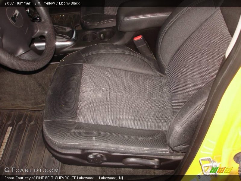 Yellow / Ebony Black 2007 Hummer H3 X