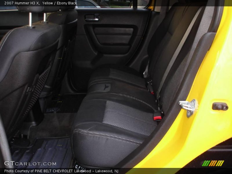 Yellow / Ebony Black 2007 Hummer H3 X