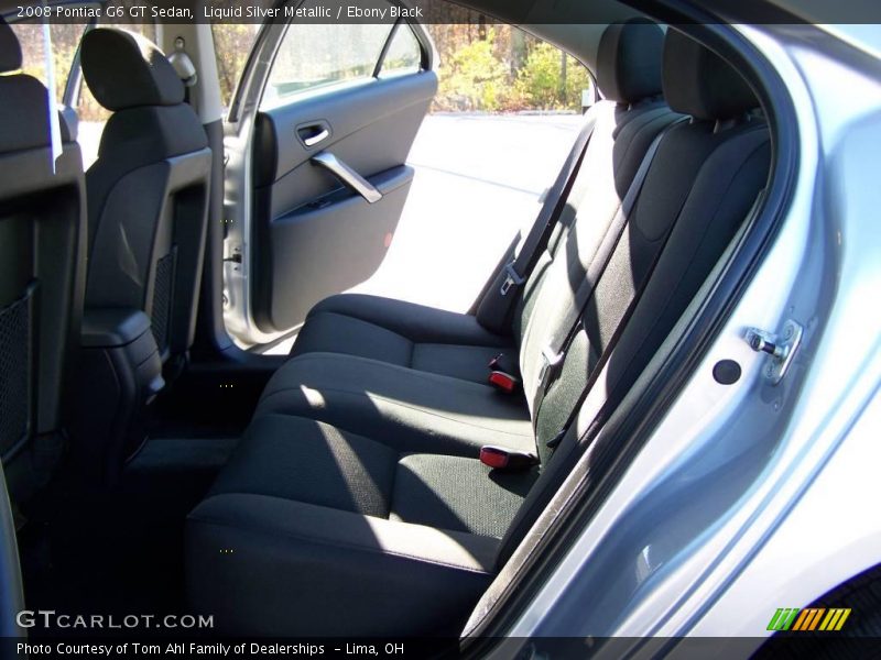 Liquid Silver Metallic / Ebony Black 2008 Pontiac G6 GT Sedan