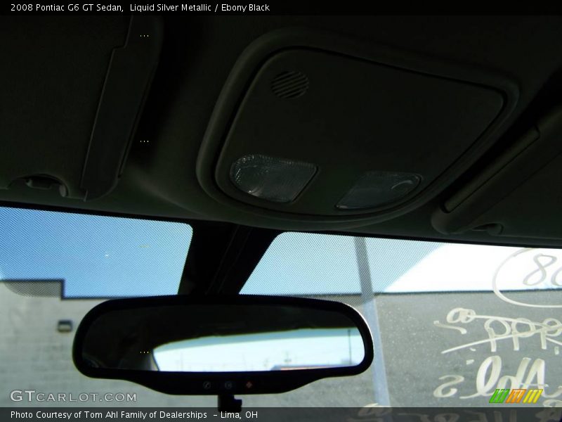 Liquid Silver Metallic / Ebony Black 2008 Pontiac G6 GT Sedan