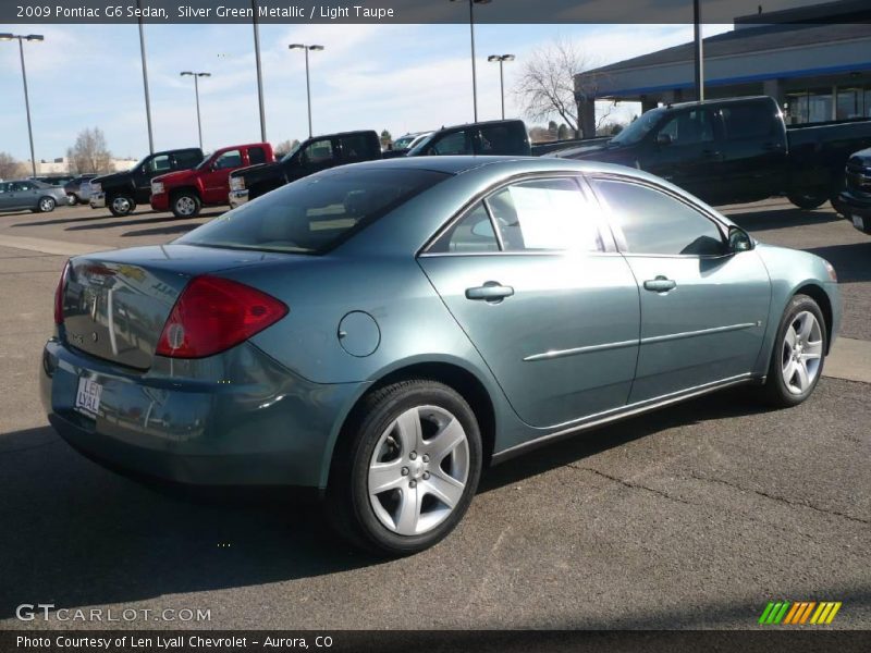 Silver Green Metallic / Light Taupe 2009 Pontiac G6 Sedan