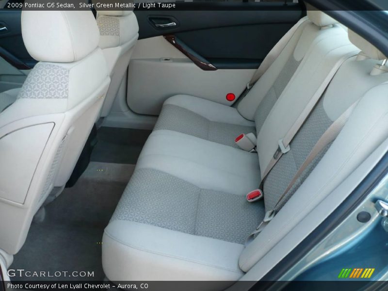 Silver Green Metallic / Light Taupe 2009 Pontiac G6 Sedan