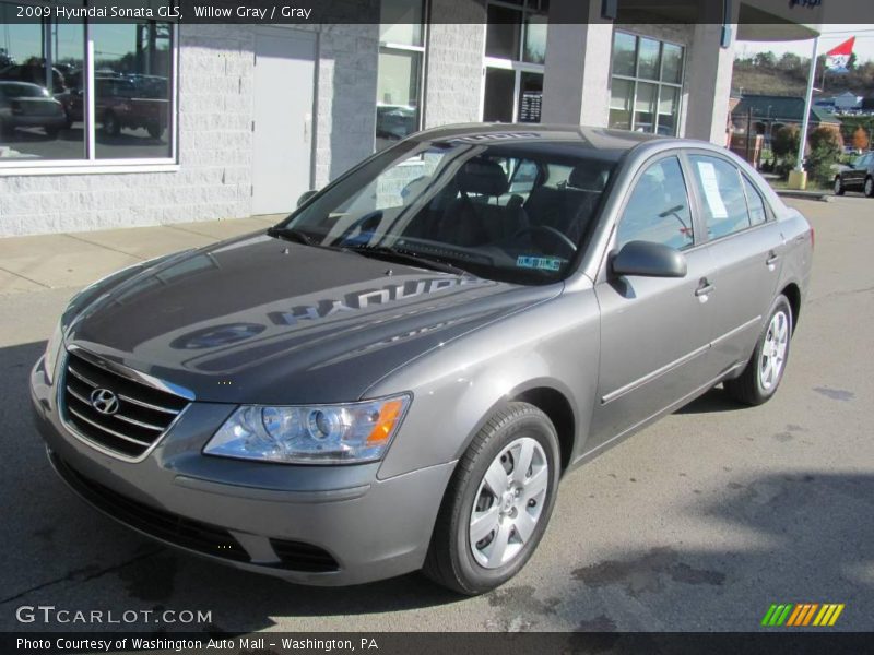 Willow Gray / Gray 2009 Hyundai Sonata GLS