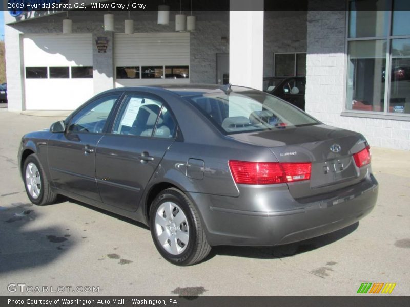 Willow Gray / Gray 2009 Hyundai Sonata GLS