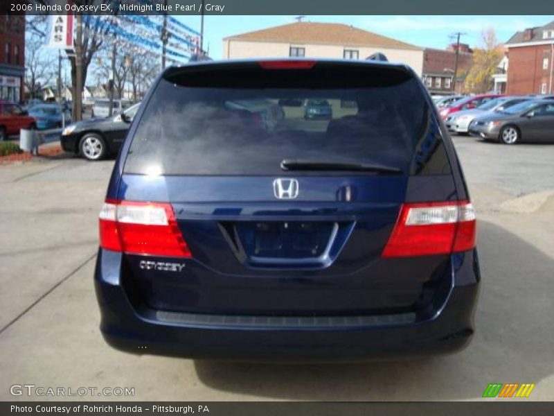 Midnight Blue Pearl / Gray 2006 Honda Odyssey EX