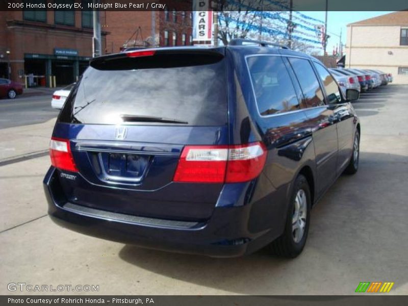 Midnight Blue Pearl / Gray 2006 Honda Odyssey EX