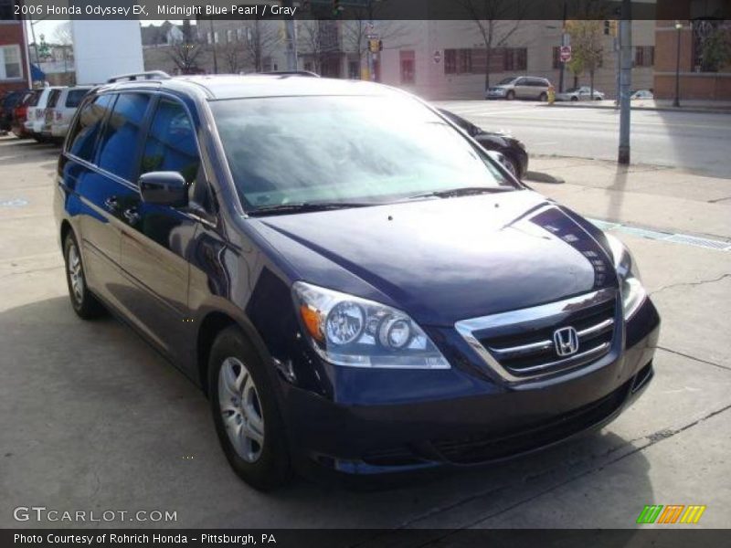 Midnight Blue Pearl / Gray 2006 Honda Odyssey EX