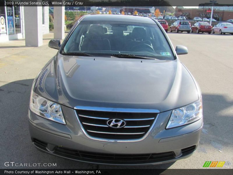 Willow Gray / Gray 2009 Hyundai Sonata GLS