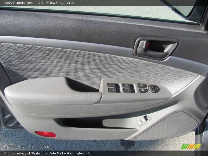 Willow Gray / Gray 2009 Hyundai Sonata GLS