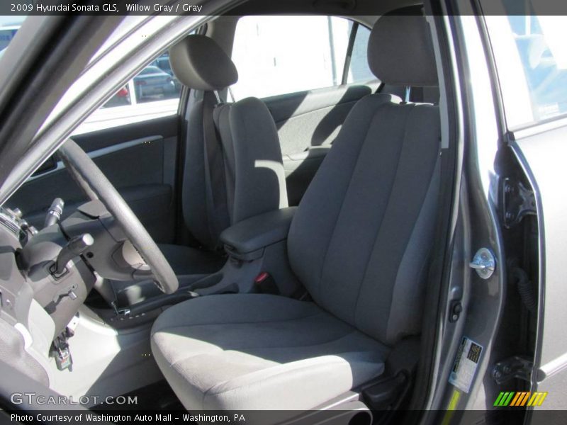 Willow Gray / Gray 2009 Hyundai Sonata GLS