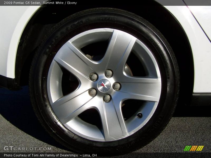 Summit White / Ebony 2009 Pontiac G6 Sedan