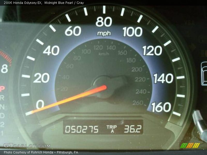Midnight Blue Pearl / Gray 2006 Honda Odyssey EX