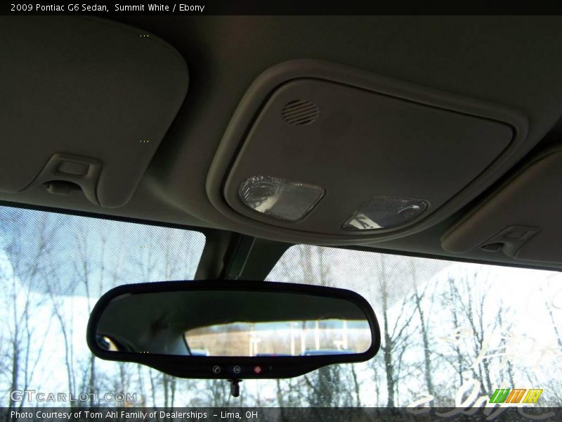 Summit White / Ebony 2009 Pontiac G6 Sedan