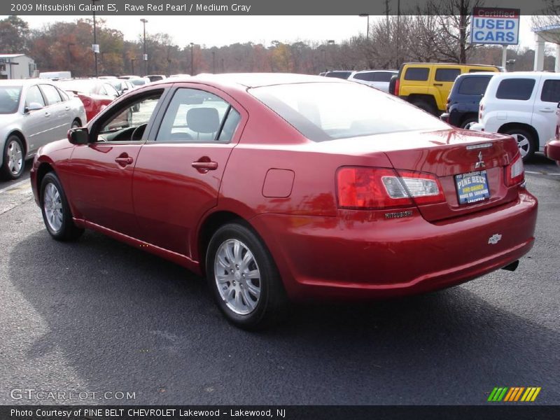 Rave Red Pearl / Medium Gray 2009 Mitsubishi Galant ES