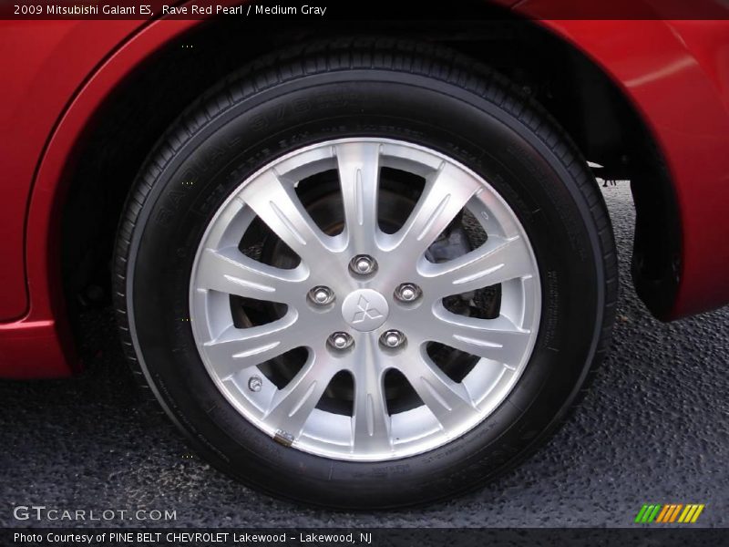 Rave Red Pearl / Medium Gray 2009 Mitsubishi Galant ES