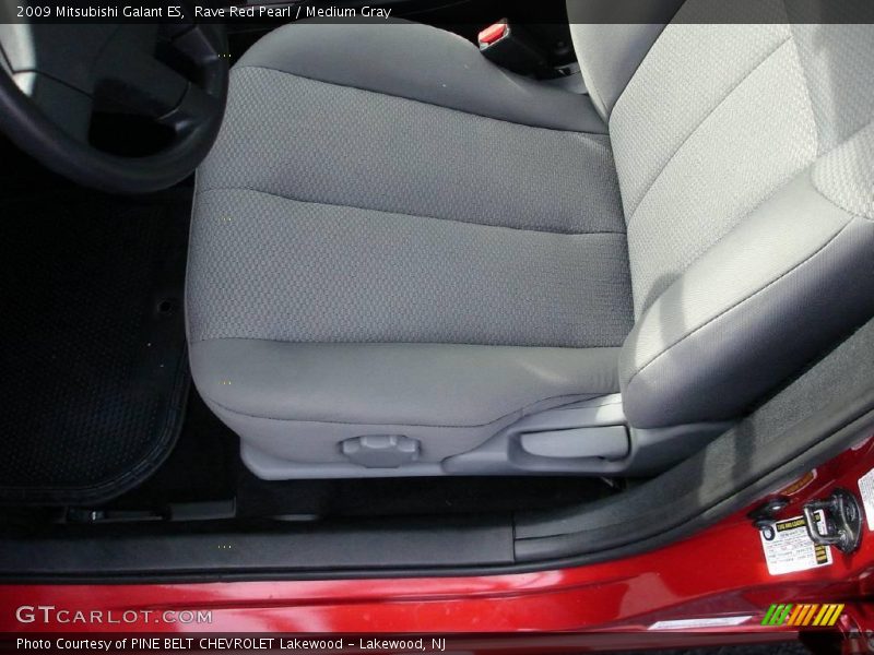 Rave Red Pearl / Medium Gray 2009 Mitsubishi Galant ES