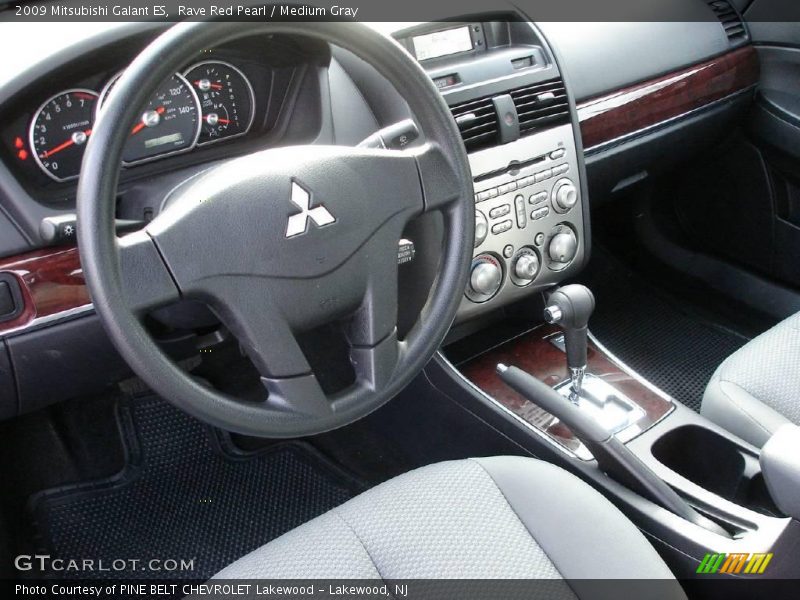 Rave Red Pearl / Medium Gray 2009 Mitsubishi Galant ES