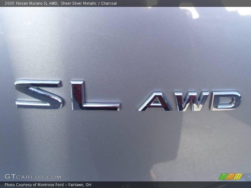 Sheer Silver Metallic / Charcoal 2005 Nissan Murano SL AWD