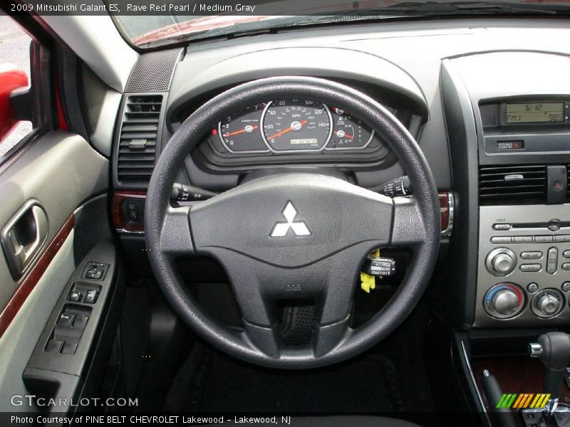 Rave Red Pearl / Medium Gray 2009 Mitsubishi Galant ES