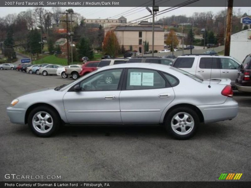 Silver Frost Metallic / Medium/Dark Flint 2007 Ford Taurus SE