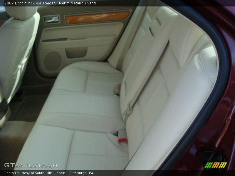 Merlot Metallic / Sand 2007 Lincoln MKZ AWD Sedan