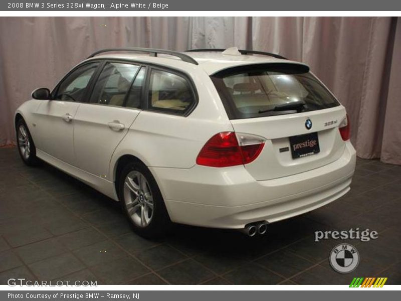 Alpine White / Beige 2008 BMW 3 Series 328xi Wagon