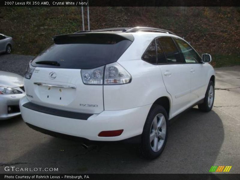 Crystal White / Ivory 2007 Lexus RX 350 AWD