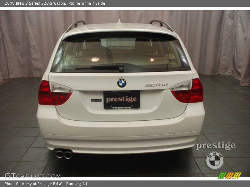 Alpine White / Beige 2008 BMW 3 Series 328xi Wagon