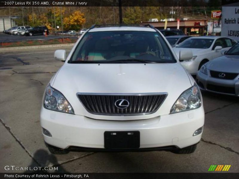 Crystal White / Ivory 2007 Lexus RX 350 AWD
