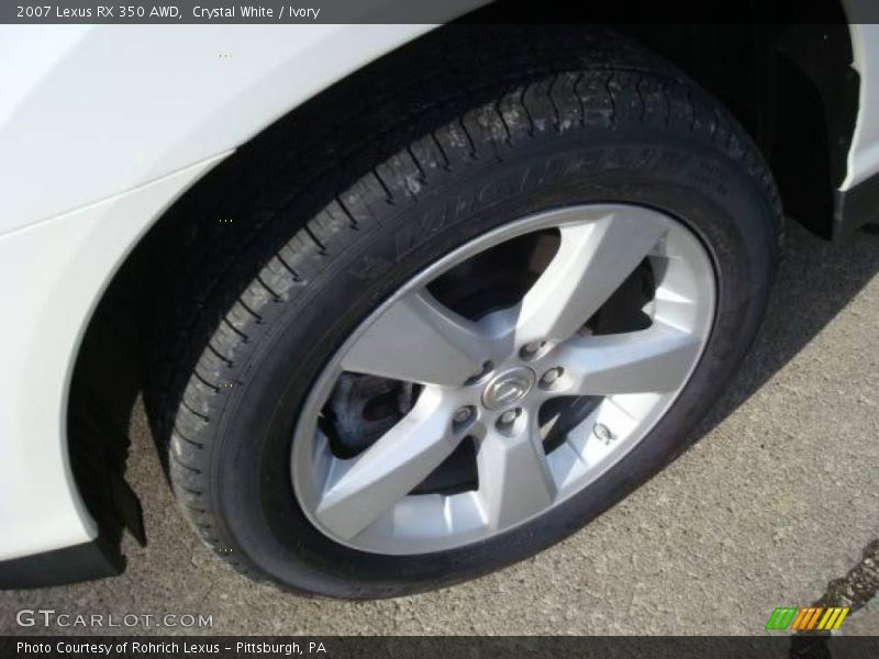 Crystal White / Ivory 2007 Lexus RX 350 AWD